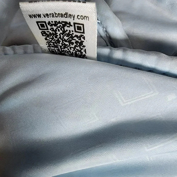 Vera Bradley Straw Mini Backpack Anchors Aweigh Nautical Beach Bag - Picture 11 of 11